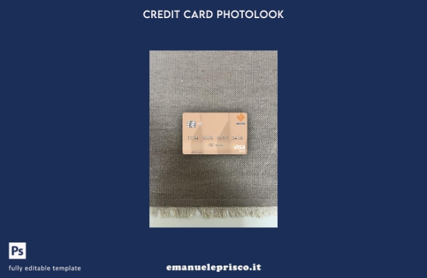 modello frontale photolook con carta di debito visto Nigeria Access Bank Plc in 